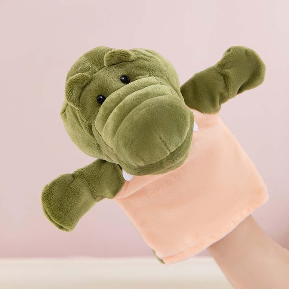 Stuffed Plush Hand Doll Cartoon Hand Finger Puppets Telling Story Appease Dolls  Baby