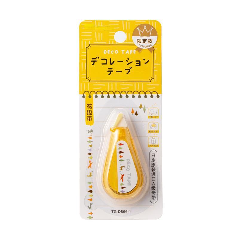 Мини-креативная корейская корректирующая лента с милым цветочным деревом, корректирующая лента в форме сердца для DIY, декоративная лента, студенческие канцелярские принадлежности