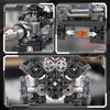 MOULD KING 10205 Technical Car Part Toys The Motorized RR Vintage Car V12 Engine Building Block Brick Kids Christmas Gift