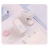 KWtriO Mushroom Single Hole Punch Paper Puncher Mini DIY Cutter for A4 A5 B5 Notebook Scrapbook