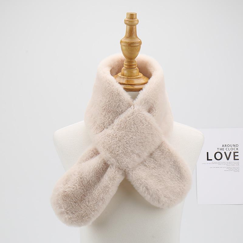 2023 Cute Cartoon Winter Scarf for Children - Korean Style, Warm Christmas Neck Warmer for Elementary School Girls & Boys