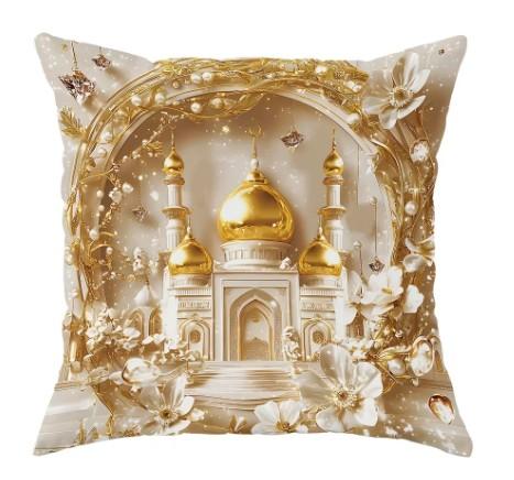 Multi-size Moon Lantern Pattern Design Printed Pillowcase Eid Mubarak Decoration Cushion Pillow Case High Quality Home Ornaments