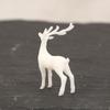 1Pc Mini Resin  Deer Christmas Forest Elk White Dessert Table Decor Merry Christmas Decor For Home Kids  Year Gift