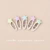 Children's Polka Dot & Star Hair Clips - Macaron Colors