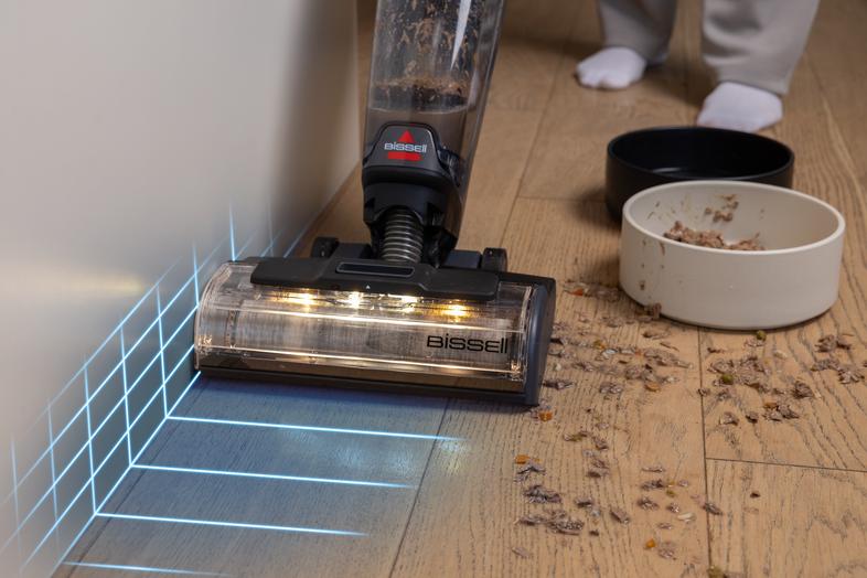 Bissell crosswave ominforce edgefind select 4330n cordless mopping vacuum cleaner black and silver