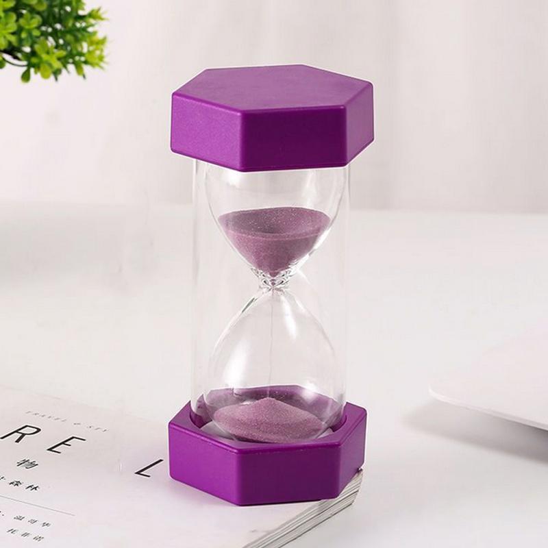 5-60 минут шестиугольные песочные часы с защитой от падения кухонный таймер дети учатся песочные часы новые поделки украшения подарок на день рождения