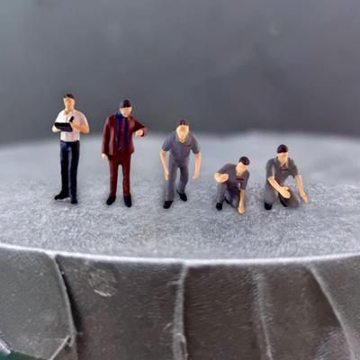 5 шт. 1/64 масштаб диорамные фигурки миниатюрная сцена хобби персонаж ремонтник для украшения рабочего стола