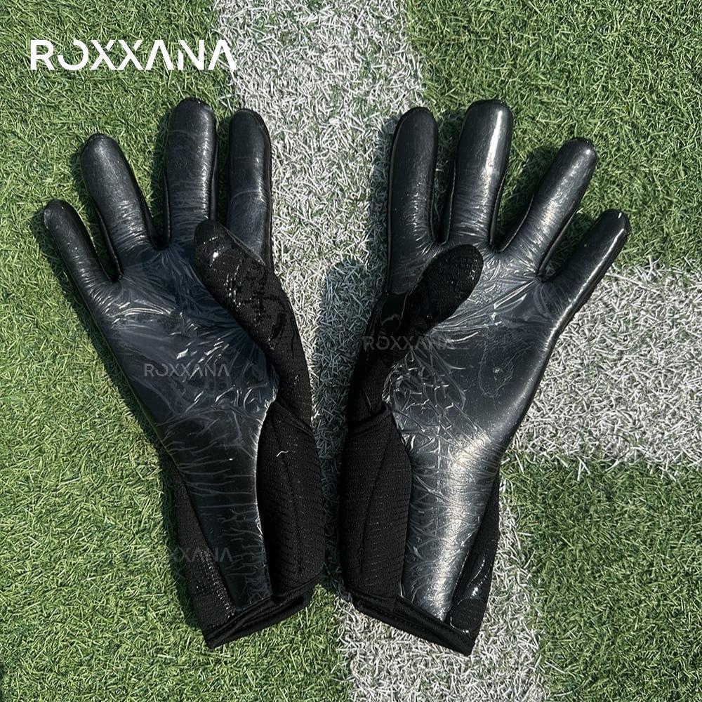 ROXXANA Экономичные латексные перчатки для вратаря Нескользящие, Прочные, Дышащие, Подходят Для Футбольных Тренировок И Матчей