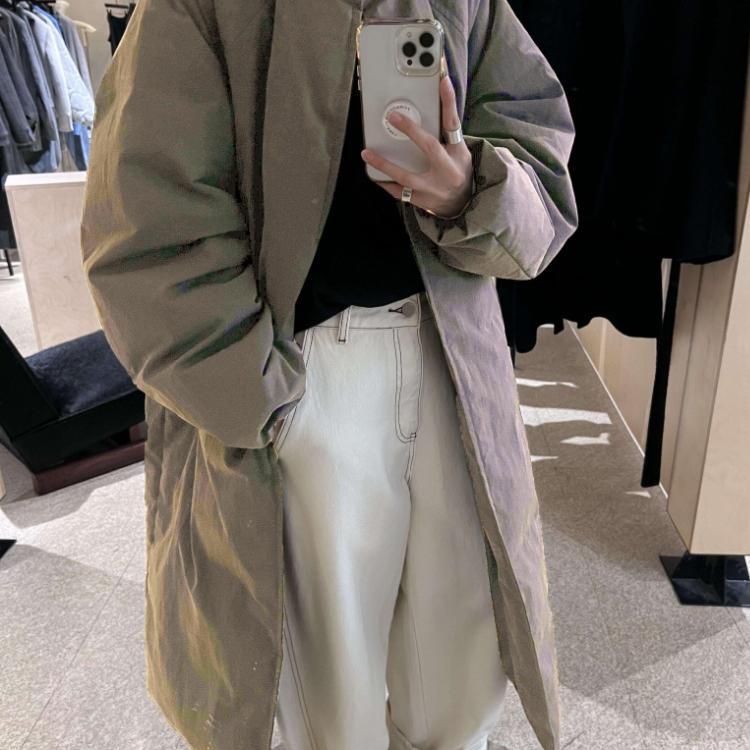 Длинный белый пуховик женский 2024 новый белый утиный пух зимний модный тренд теплое корейское утолщенное пальто