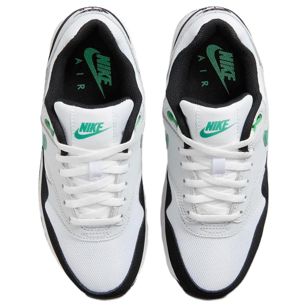 Nike Air Max 1 GS Black Stadium Green Kids Sneakers White Pure-Platinum DZ3307-108
