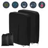 Набор из 2 чехлов для складных стульев, уличный, пыленепроницаемый, защита от солнца и УФ-лучей, водонепроницаемая подушка для кресла-реклайнера, черный чехол для мебели