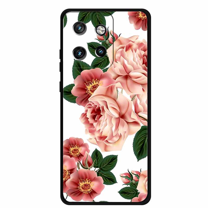 Soft Case For Motorola Moto G75 5G Cover Silicone Print Luxury Flower TPU Soft Phone Cases For Moto G75 5G Animal Colorful TPU