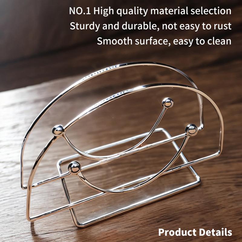 Держатель для салфеток из нержавеющей стали, держатель для салфеток, коробка, держатель для салфеток, органайзер, диспенсер для салфеток, чехол для хранения, декор стола