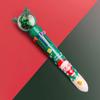 Cartoon Colorful Pen Santa Claus Xmas Tree Deer Ballpoint Pen Merry Christmas Gifts Stationery Writing Tool Office School Supply