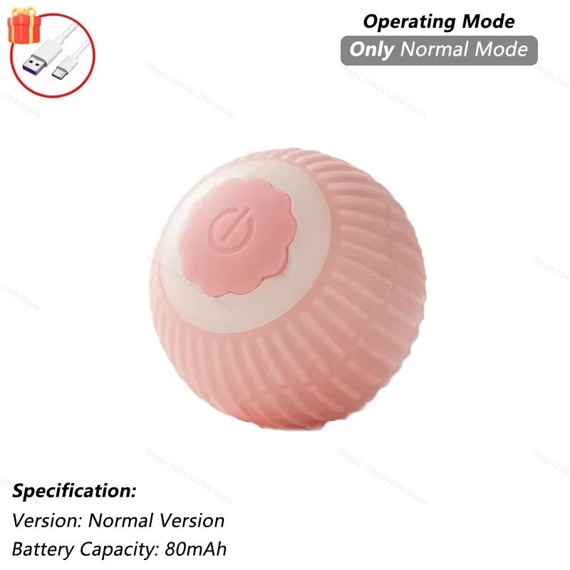 Интерактивные игрушки для кошек Перезаряжаемое колесо для тренировок кошек Интерактивная игрушка-двигатель для кошек Взаимодействие питомца с кошкой Автоматический вращающийся мяч