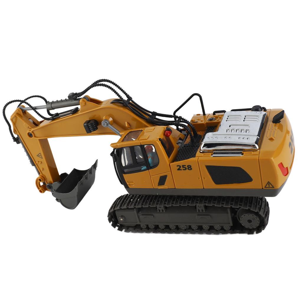1:20 масштаб пульт дистанционного управления экскаватор строительный трактор свет музыка 11 каналов 2.4Ghz RC
