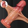 Большой реалистичный силиконовый дилдо, крайняя плоть 7,87 дюйма, идеально подходит для женского анального удовольствия, аксессуар для секс-игрушки для взрослых, аксессуар для удовольствия для взрослых | Реалистичная текстура