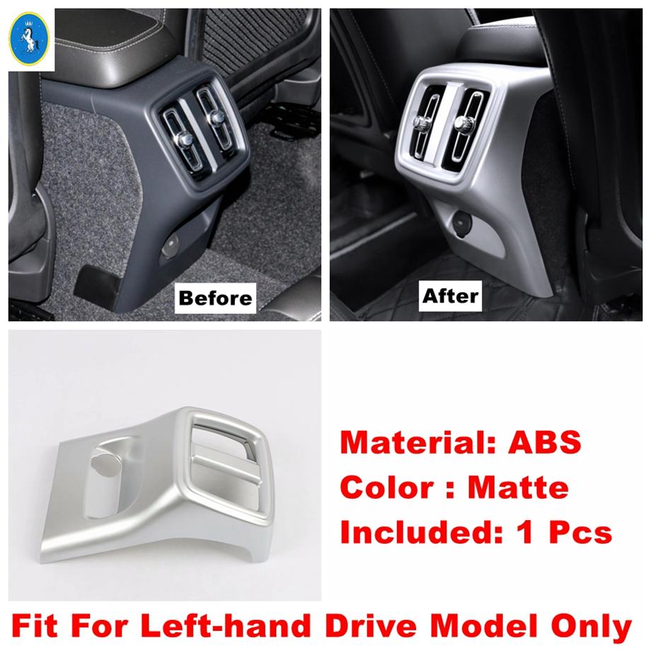 Car Accessories Center Console Armrest Storage Box Rear AC Air Condition Outlet Vent Panel Cover Trim For VOLVO XC40 2018 - 2024