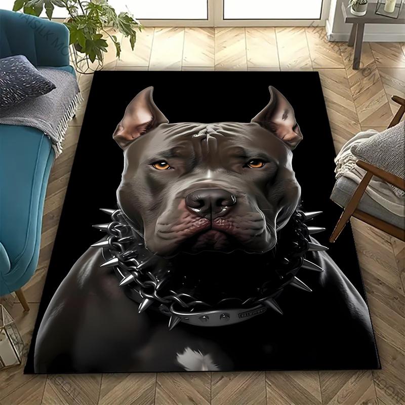 3D HD Ковер Американский булли и питбуль Новинка! Ковер для гостиной, спальни, офисных зон, прочный, можно стирать в машине