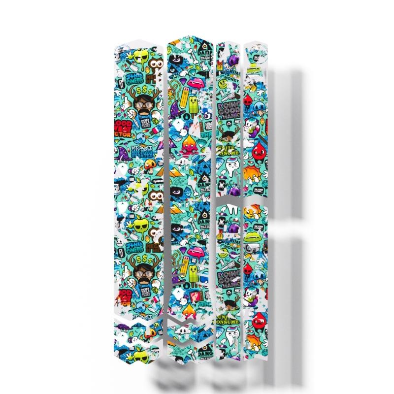 Защитная пленка для шоссейного велосипеда, съемная наклейка, защита цепи велосипеда, защита рамы, наклейки на переднюю вилку, защитная лента