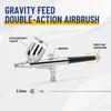 Профессиональный аэрограф двойного действия Bd-130 с установленными соплами и иглами 0,3 мм