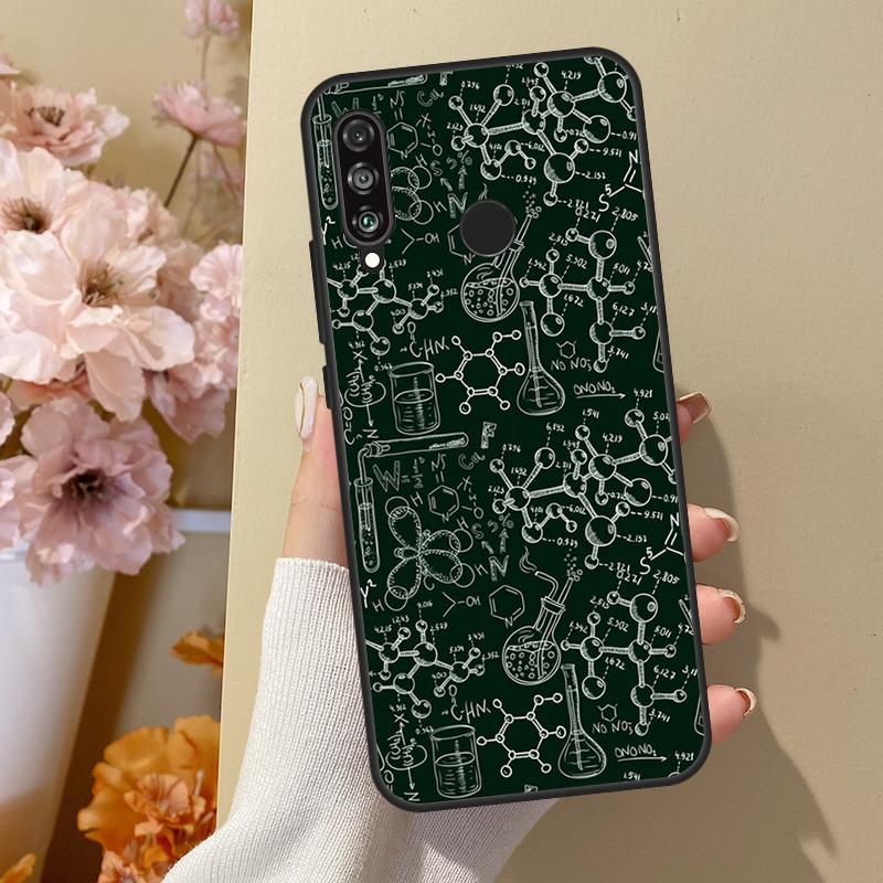 Наука Химия Кофеин Для Huawei Nova 10 SE 9 3i 7i 8i 11i 12i Y73 Y90 Y70 Y72 Y61 Y91 P60 Pro P40 P30 Lite Чехол