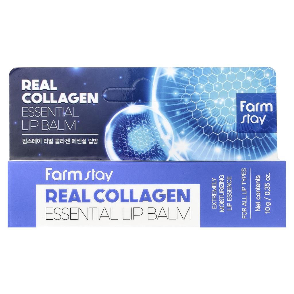 Real Collagen Essential Lip Balm, 10G(0.35Oz)