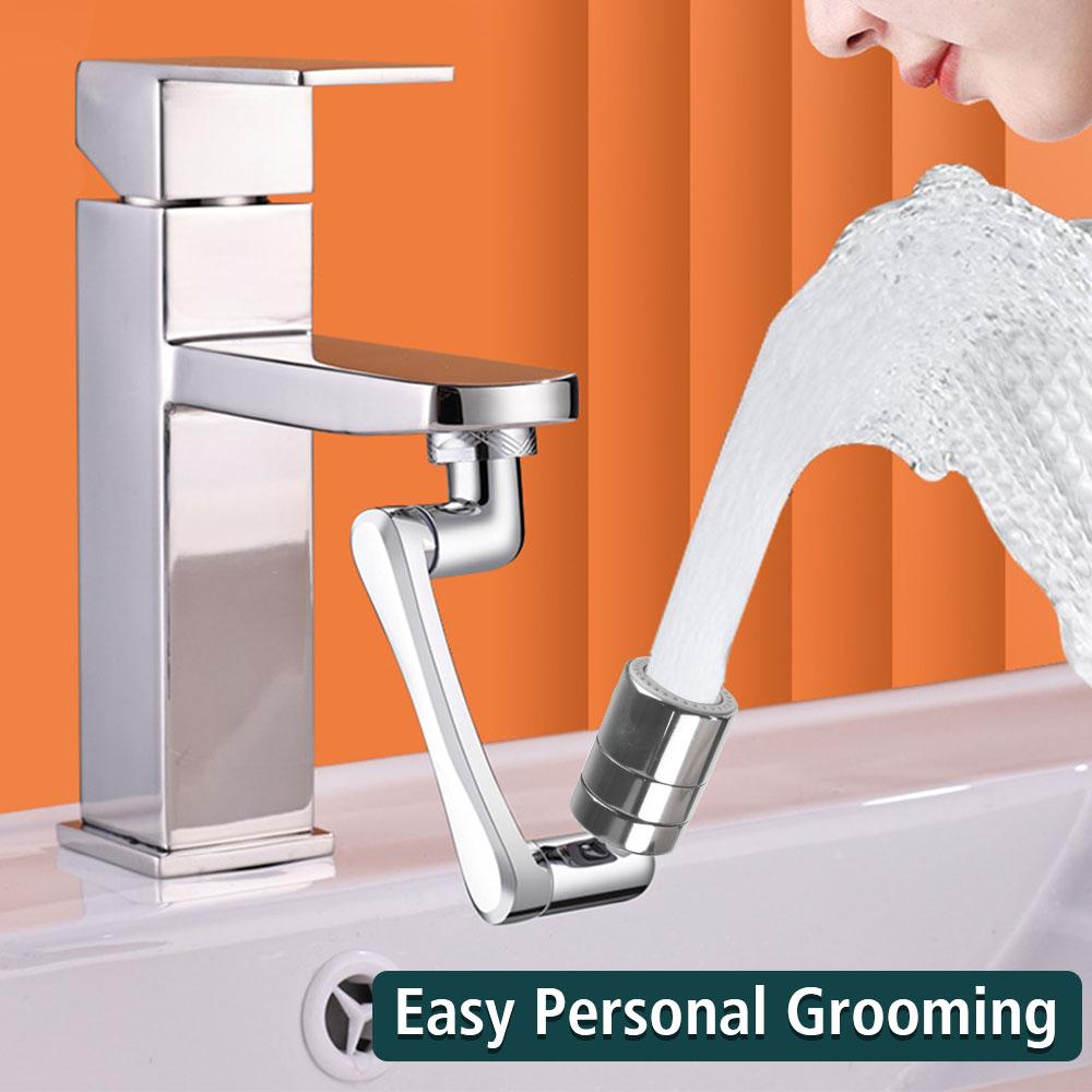 Faucet Adapter Extender 1440° Rotatable 24mm Outer Daimeter Rotating Faucet 20mm/22mm Inner Diameter Adjustable Water Filter