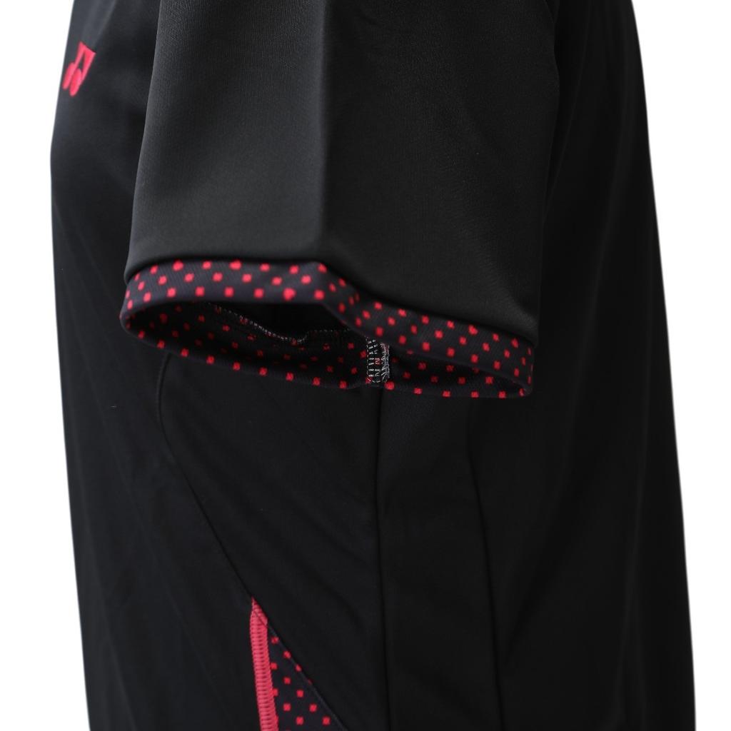 Тонкая удлиненная футболка-поло Yonex полиэстер черный Женская 20259 Б/У