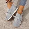 Fashion Brown Knit Breathable Sneakers Shoes Women New Soft Sole Platform Flats Woman Plus Size 36-43 Non Slip Casual Shoes