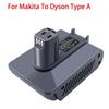 Адаптер для аккумуляторов Makita/Dewalt/Milwaukee 18V Li-ion к пылесосу Dyson Type A/Type B DC31 DC35 DC44 Animal