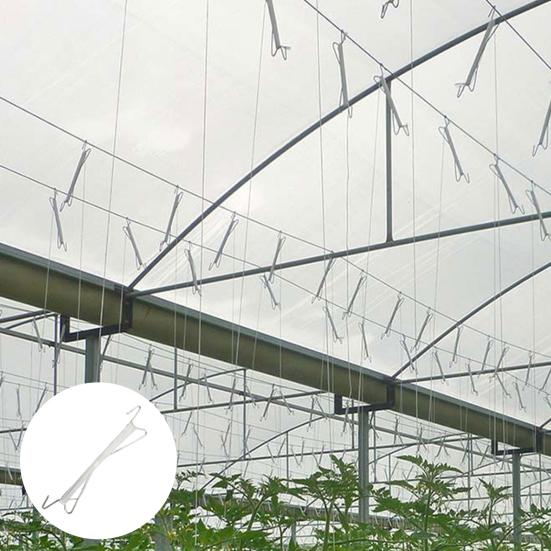 30Pcs Tomato Hooks Plant Support Clips Rustproof Corrosion Resistant Not Easily Deformed Reusable