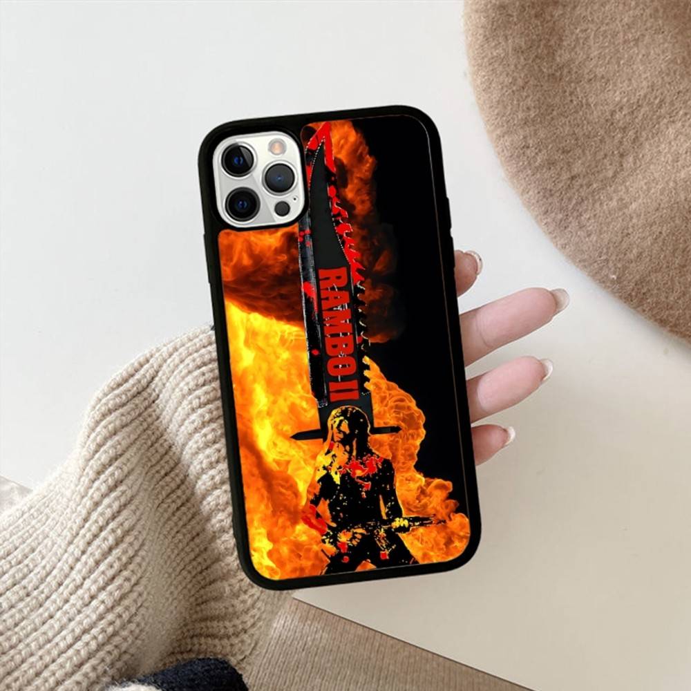 1 шт. Чехол для телефона из фильма «Рэмбо: Первая кровь» для iPhone 17 16 15 14 13 Plus 12 11 Pro Max, чехлы из ПК+ТПУ, задняя крышка
