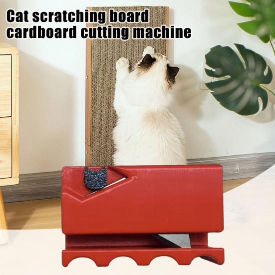 Резак для картона для кошачьих когтеточек, самодельная кошачья когтеточка, инструмент для снятия ворса с картона, ручная машина для резки картона для любителей кошек