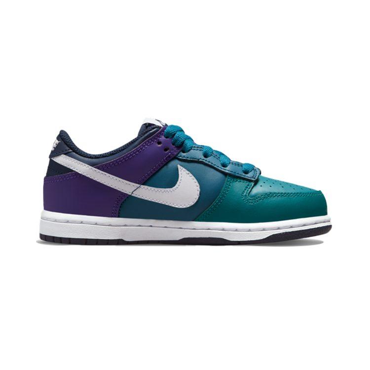 Nike Кроссовки Dunk Vintage Низкие Скейтбордические Сине-Фиолетовые Детские Возраст 3-7 Лет DH9756-300