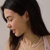 eenie beenie cross one-touch earrings ENJ24EW026,ENJ24EP027