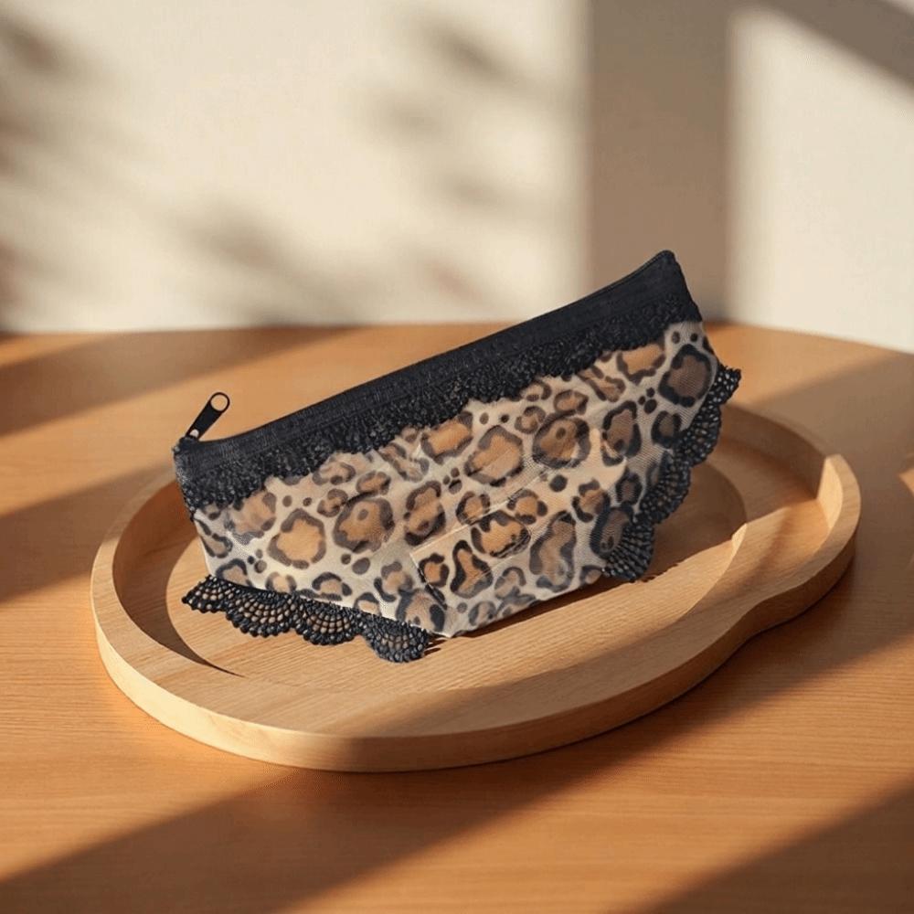 Mesh Briefs Shape Cosmetic Bag Transparent Toiletry Bag Makeup Storage Pouch Women