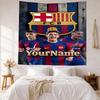 Star Player Custom Your Name Wall Decor Tapestry Art For Pet Memorial Birthdaywedding Party Backdrop Family Gift