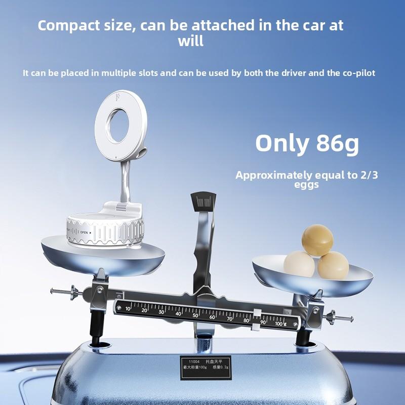 Магнитный автомобильный держатель для телефона, свободное вращение на 360°, складное хранение, многофункциональная подставка для мобильного телефона, поддержка мобильных телефонов iPhone и Android
