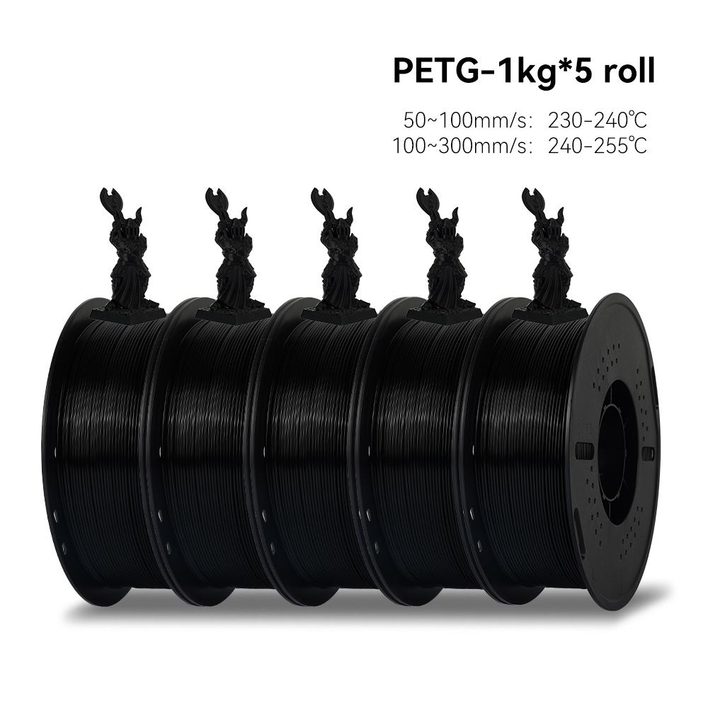 KEEPANG 5KG PETG 3D Printer Filament 1.75mm High Toughness Neatly Wound 3D Printing Material DIY Crafts Tools for 3D Printer