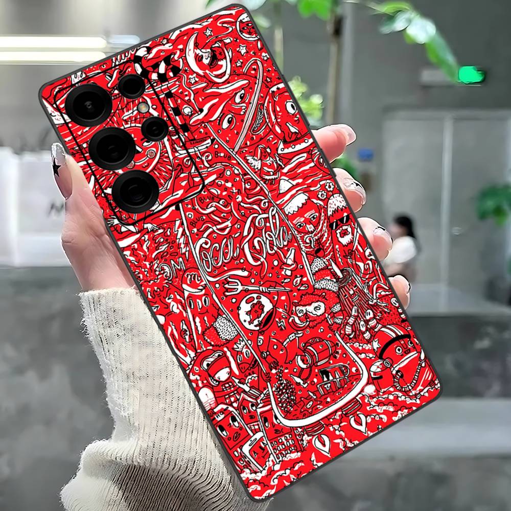 Coca-cola Vintage Phone Case For Samsung S 24 Fe 25 Ultra Plus 20 Lite 21 30 22 23 24 22 Ultra 5G Fundas