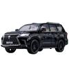 1/18 LX570 SUV Toys Alloy Car Model Diecast Metal Giant Off-Road Vehicle Simulation Sound Light Hobbies Collectible Kid Toy Gift