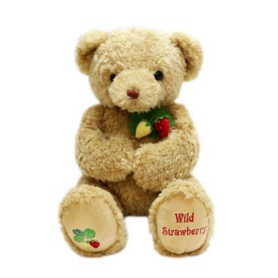 Мишка-Клубничка Take-Off, Большой, Бежевый
