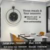 Creative Modern Art Wall Clock for Living Room and Porch