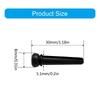 Acoustic Guitar Bridge Pins with Bridge Pin Puller Remover Ebony Acoustic Guitar Bridge Pins Pegs String Nail Remover