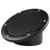 1PCS Gas Tank Cover  Black Fuel Filler Door Cover Gas Tank Cap 2/4 Door For  Jeep Wrangler