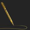 6Pcs Brush Metallic Paint Marker Pens Gold Silver Color Permanent Art Marker For Manga Crafts Scrapbooking Stationery Supplies