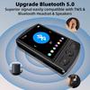MP3-плеер Портативный спортивный Walkman HiFi Sound Bluetooth-совместимый 5.0 студенческий Walkman 1,8-дюймовый экран с FM-радио Электронная книга