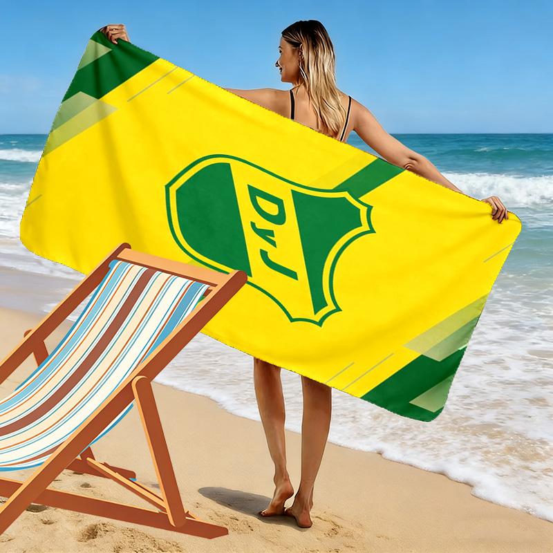 Defensa y Justicia Print Beach Towel, Large Soft Quick Dry Towel for Beach Camping Swimming