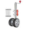 Rv Trailer 1500 Lbs Top Rocking Double Wheel Jack Guide Wheel Front Adjustable Folding Knight Wheel Motorhome Camper Accessories